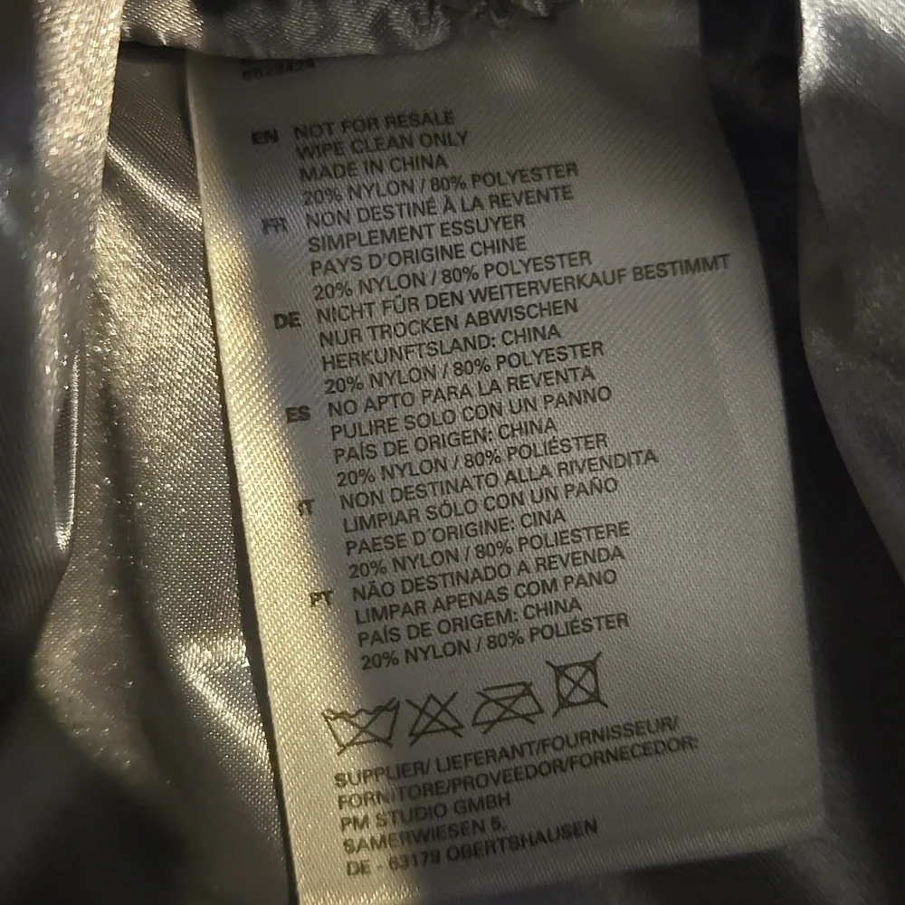 Swarovski Blue Velvet With Crystal Accents NWOT - Picture 5 of 7